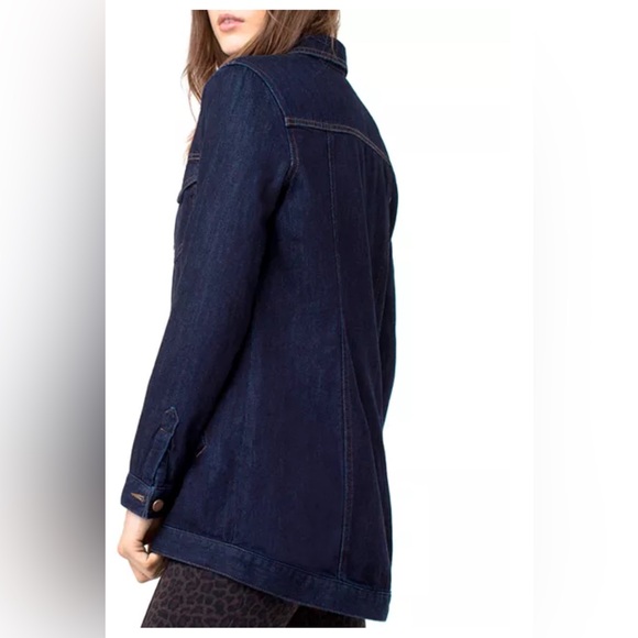 Liverpool Los Angeles High-Lo Shirt Jean Jacket, EUC. No flaws. - Picture 2 of 10